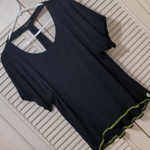 Trina Turk Recreation size medium black knit top